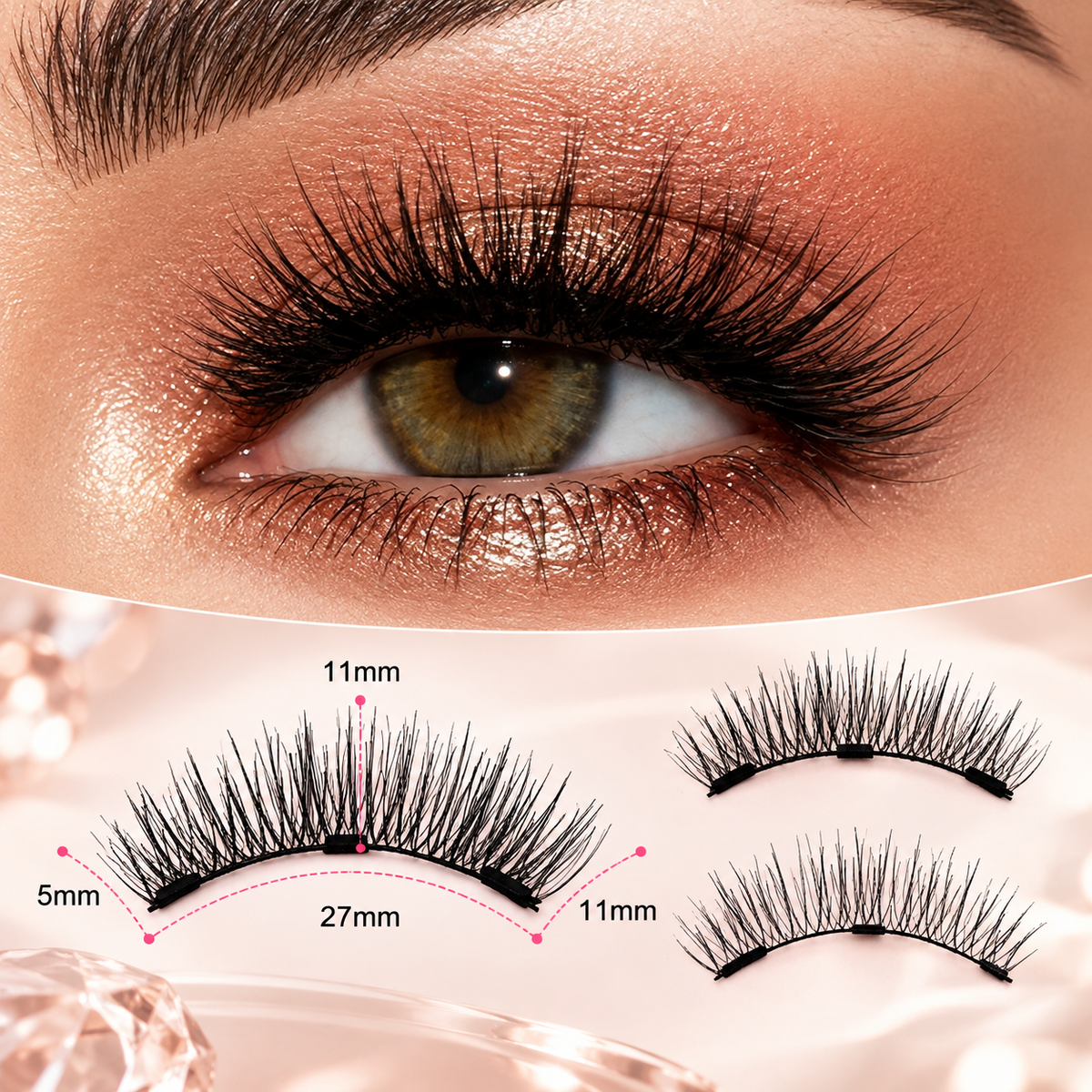 3D Magnetic Eyelashes Kit