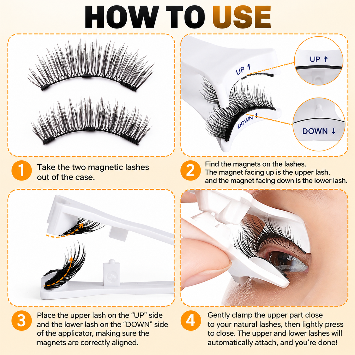 3D Magnetic Eyelashes Kit